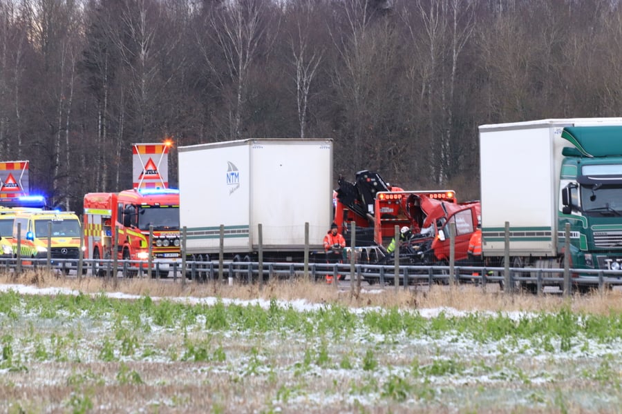 Trafikolycka På E20 - Vägen Stängdes Av - Skaraborgs Nyheter